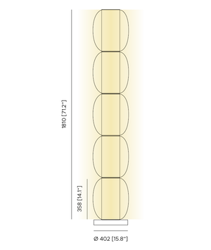 Alma Totem Floor Lamp