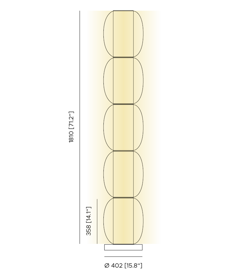 Alma Totem Floor Lamp