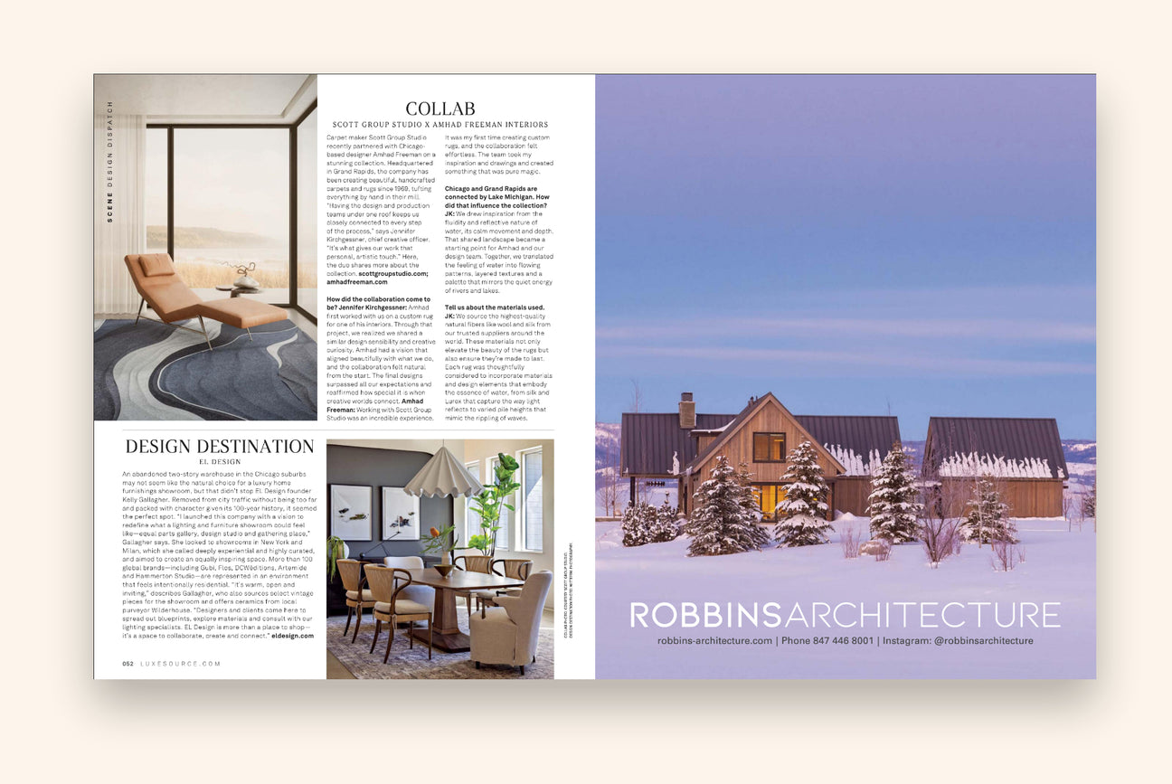 EL Design featured in Luxe magazine