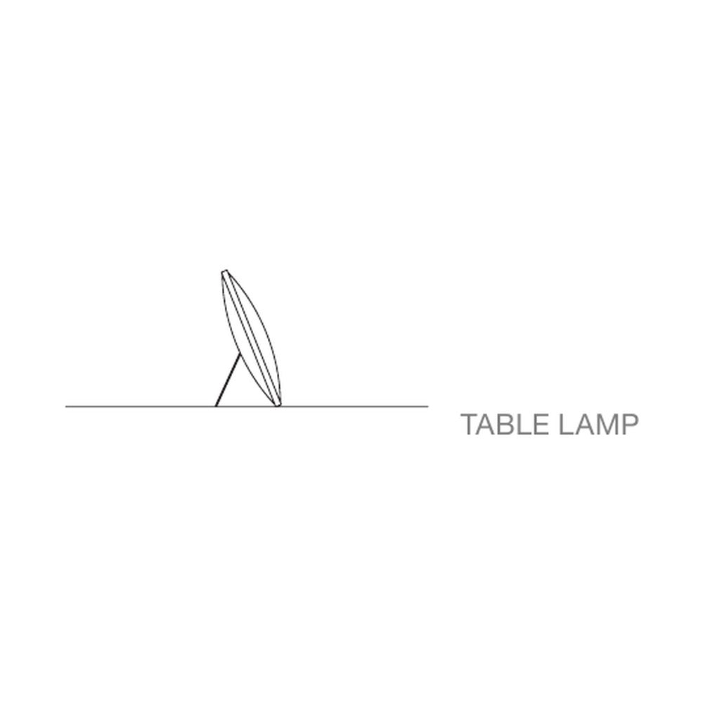 Chrona Table Lamp - line drawing