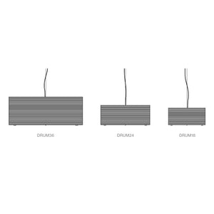 Drum Pendant Light - line drawing