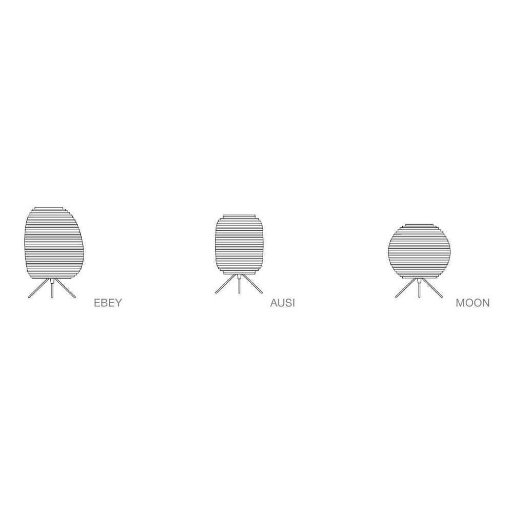 Ebey Table Lamp - line drawing