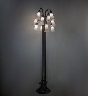 Meyda Tiffany - 15889 - 12 Light Floor Lamp - White - Mahogany Bronze