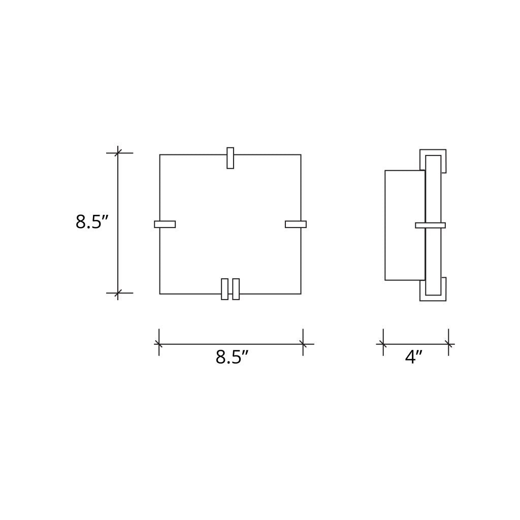 Justice Designs - PNA-5550-WAVE-NCKL - LED Wall Sconce - Porcelina - Brushed Nickel