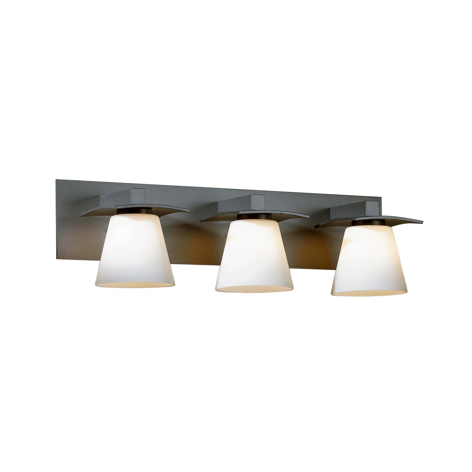 Hubbardton Forge - 206603-SKT-07-GG0242 - Wren 3 Light Sconce - Wren - Dark Smoke