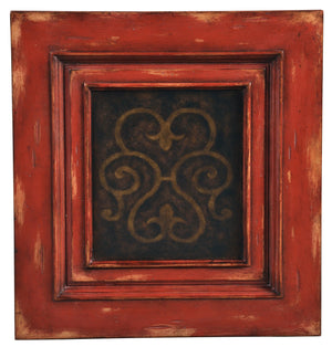 Ambella Home - 06689-820-002 - Cabinet - Medallion - Antique Red