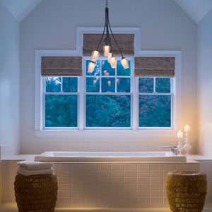 Hubbardton Forge - 103043-SKT-07-ZS0354 - Six Light Chandelier - Flora - Dark Smoke