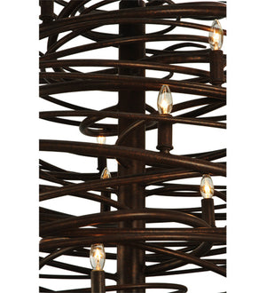 Meyda Tiffany - 116006 - 18 Light Chandelier - Cyclone - Antique Rust