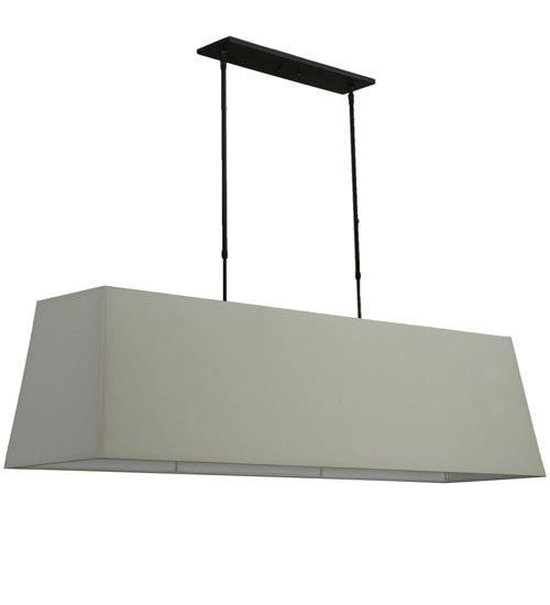 Meyda Tiffany - 130984 - Eight Light Oblong Pendant - Panache - Oil Rubbed Bronze