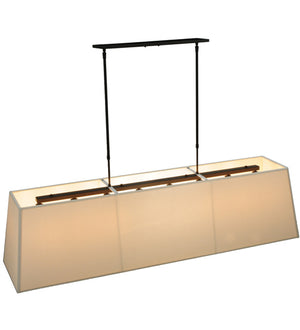 Meyda Tiffany - 130984 - Eight Light Oblong Pendant - Panache - Oil Rubbed Bronze