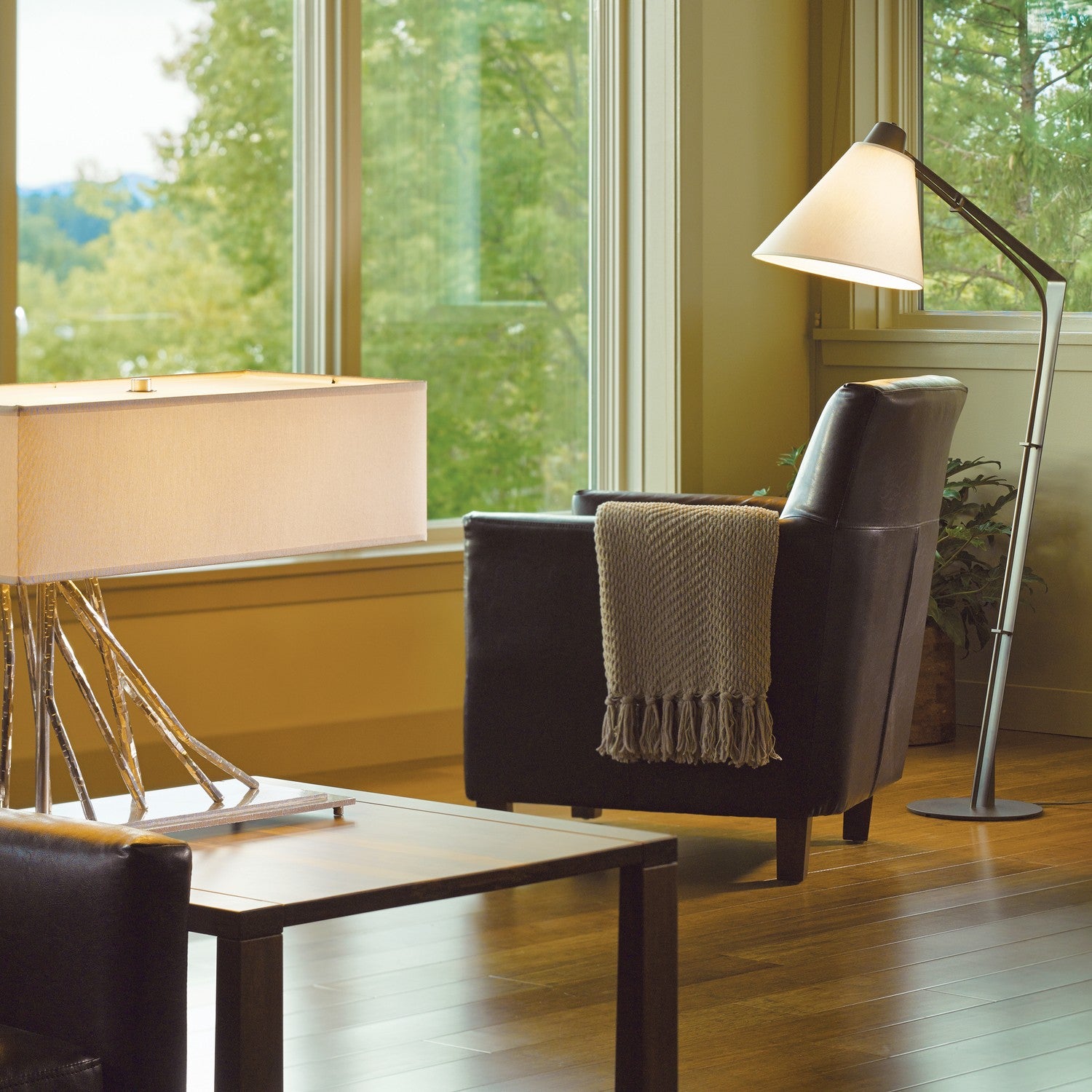 Hubbardton Forge - 232860-SKT-07-SF1348 - Reach Floor Lamp - Reach - Dark Smoke