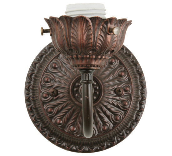 Meyda Tiffany - 20105 - One Light Wall Sconce Hardware - Clover - Mahogany Bronze