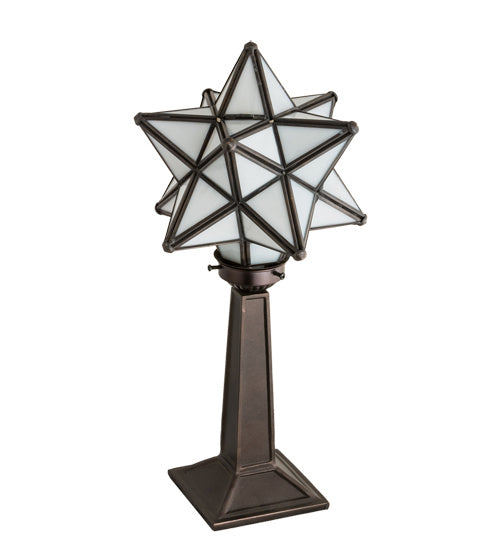 Meyda Tiffany - 18473 - One Light Accent Lamp - Moravian Star - White