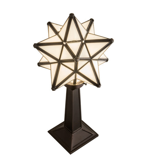 Meyda Tiffany - 18473 - One Light Accent Lamp - Moravian Star - White