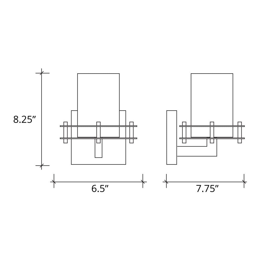 Justice Designs - FSN-8171-10-OPAL-NCKL - One Light Wall Sconce - Fusion - Brushed Nickel