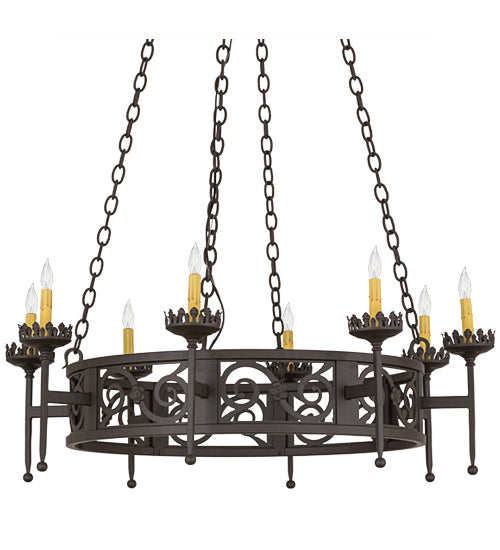 Meyda Tiffany - 160337 - Eight Light Chandelier - Majella - Oil Rubbed Bronze