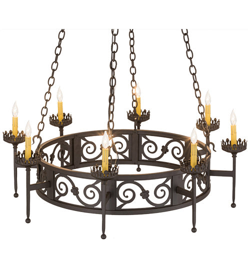 Meyda Tiffany - 160337 - Eight Light Chandelier - Majella - Oil Rubbed Bronze