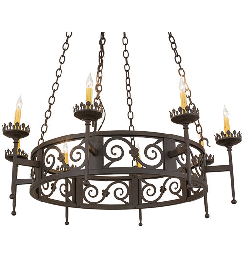 Meyda Tiffany - 160337 - Eight Light Chandelier - Majella - Oil Rubbed Bronze