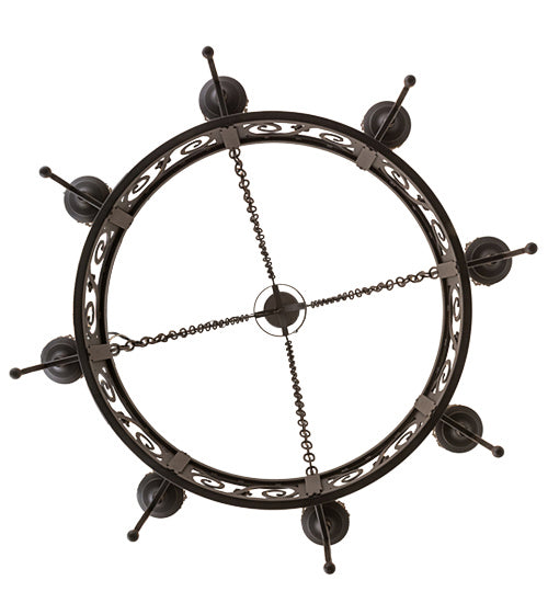 Meyda Tiffany - 160337 - Eight Light Chandelier - Majella - Oil Rubbed Bronze