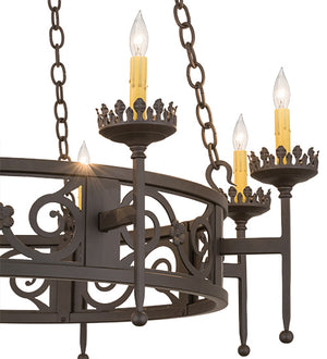 Meyda Tiffany - 160337 - Eight Light Chandelier - Majella - Oil Rubbed Bronze