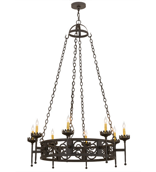 Meyda Tiffany - 160337 - Eight Light Chandelier - Majella - Oil Rubbed Bronze