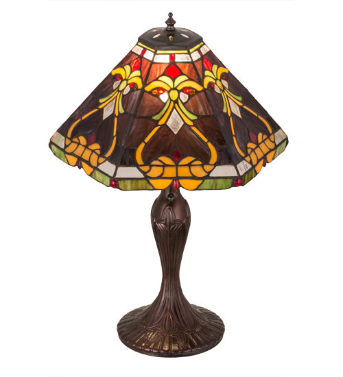 Meyda Tiffany - 162203 - One Light Table Lamp - Middleton - Mahogany Bronze