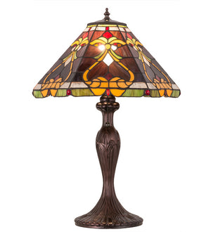 Meyda Tiffany - 162203 - One Light Table Lamp - Middleton - Mahogany Bronze