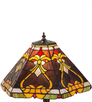 Meyda Tiffany - 162203 - One Light Table Lamp - Middleton - Mahogany Bronze