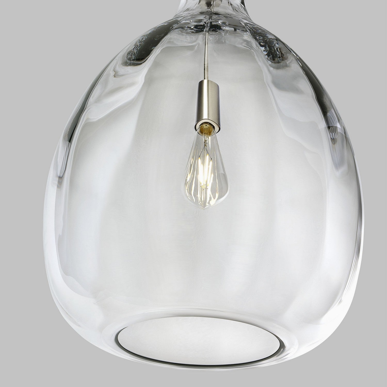 Visual Comfort Modern - 700TDHARPCS - One Light Pendant - Harper - Satin Nickel