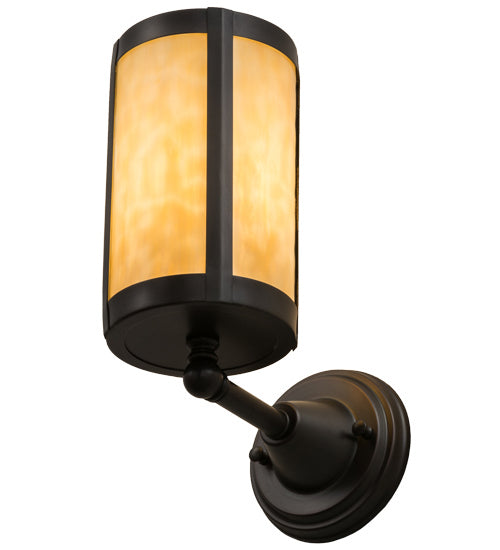 Meyda Tiffany - 163967 - One Light Wall Sconce - Fulton - Craftsman Brown