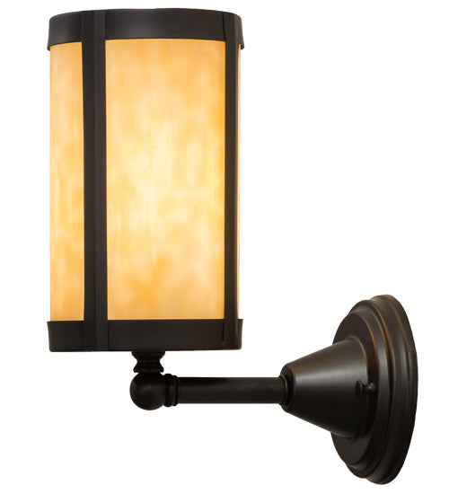 Meyda Tiffany - 163967 - One Light Wall Sconce - Fulton - Craftsman Brown