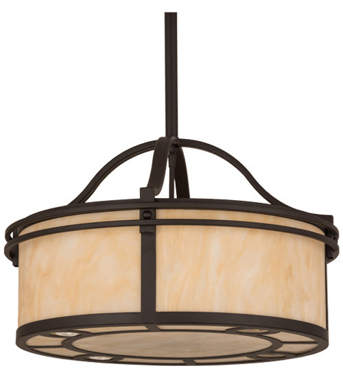 Meyda Tiffany - 160604 - 12 Light Pendant - Sargent - Oil Rubbed Bronze