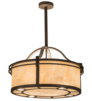 Meyda Tiffany - 160604 - 12 Light Pendant - Sargent - Oil Rubbed Bronze