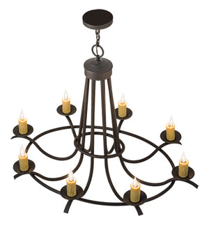 Meyda Tiffany - 117861 - Eight Light Chandelier - Octavia - Chestnut