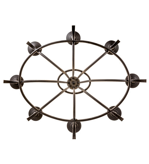 Meyda Tiffany - 117861 - Eight Light Chandelier - Octavia - Chestnut