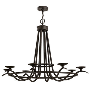 Meyda Tiffany - 117861 - Eight Light Chandelier - Octavia - Chestnut