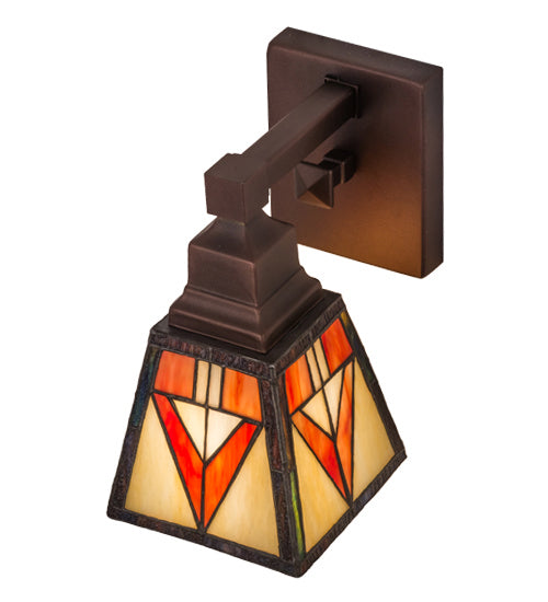 Meyda Tiffany - 163117 - One Light Wall Sconce - Otero - Mahogany Bronze