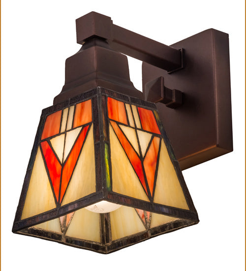 Meyda Tiffany - 163117 - One Light Wall Sconce - Otero - Mahogany Bronze