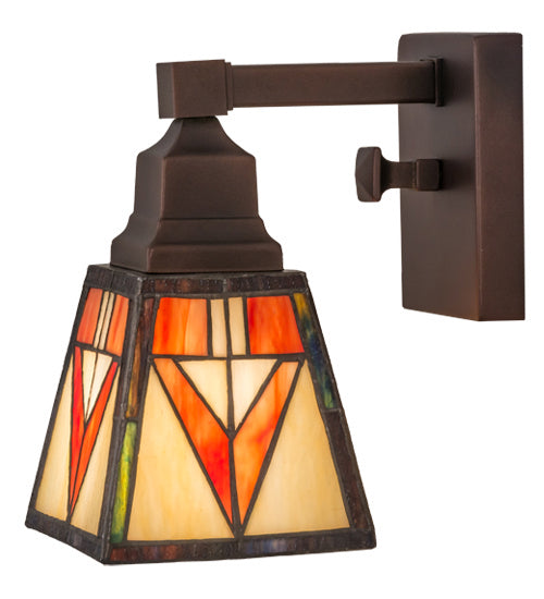 Meyda Tiffany - 163117 - One Light Wall Sconce - Otero - Mahogany Bronze