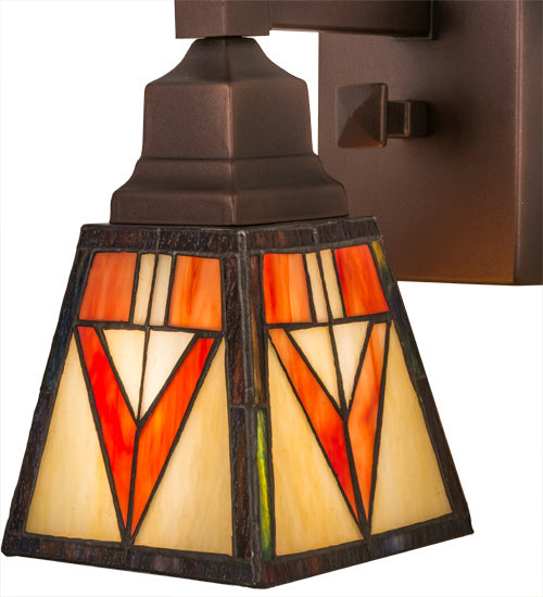 Meyda Tiffany - 163117 - One Light Wall Sconce - Otero - Mahogany Bronze