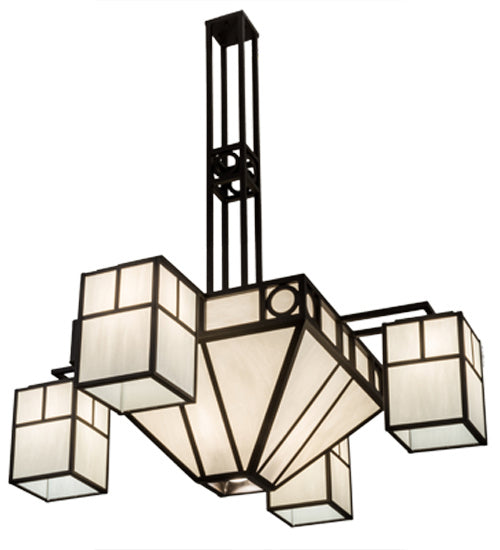 Meyda Tiffany - 164027 - 13 Light Chandelier - Mission Chic - Oil Rubbed Bronze