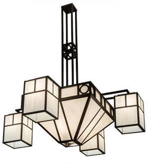 Meyda Tiffany - 164027 - 13 Light Chandelier - Mission Chic - Oil Rubbed Bronze