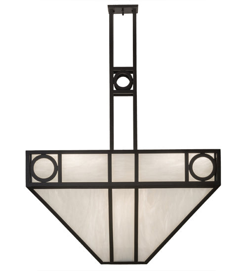 Meyda Tiffany - 164030 - Eight Light Pendant - Mission Chic - Oil Rubbed Bronze