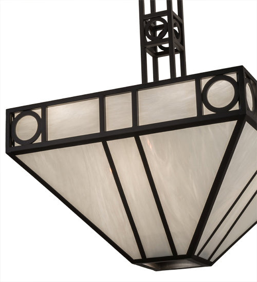 Meyda Tiffany - 164030 - Eight Light Pendant - Mission Chic - Oil Rubbed Bronze