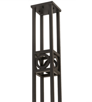 Meyda Tiffany - 164030 - Eight Light Pendant - Mission Chic - Oil Rubbed Bronze