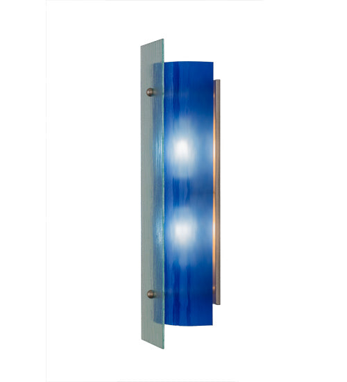 Meyda Tiffany - 166042 - Two Light Wall Sconce - Quadrato - Nickel