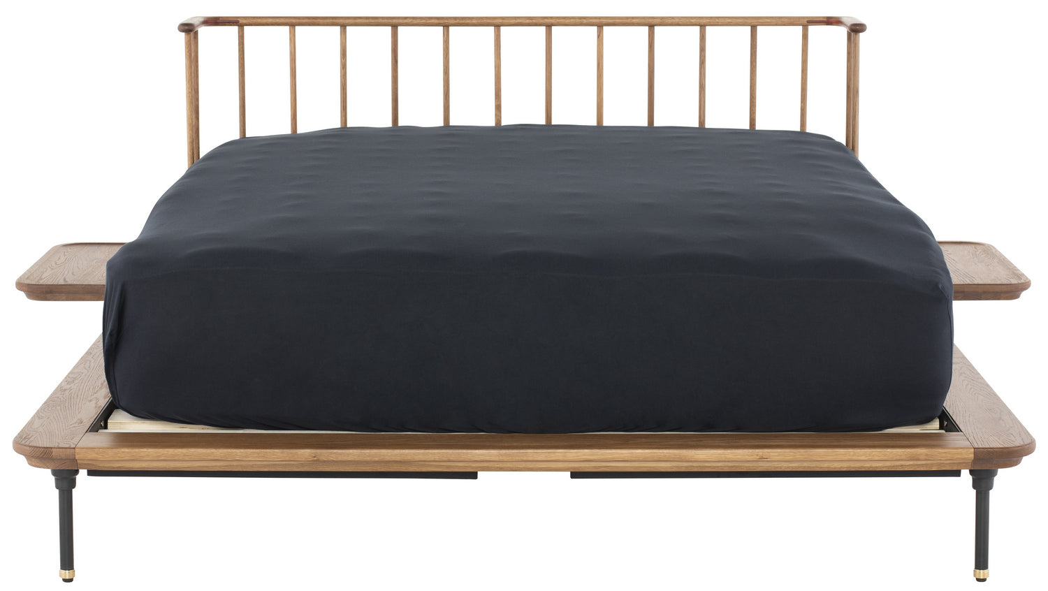 Nuevo - HGDA490 - Queen Bed - Distrikt Bed - Hard Fumed