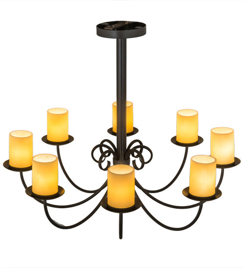 Meyda Tiffany - 168314 - Eight Light Chandelier - Atria - Timeless Bronze