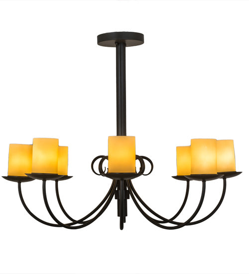 Meyda Tiffany - 168314 - Eight Light Chandelier - Atria - Timeless Bronze