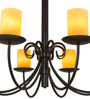 Meyda Tiffany - 168314 - Eight Light Chandelier - Atria - Timeless Bronze